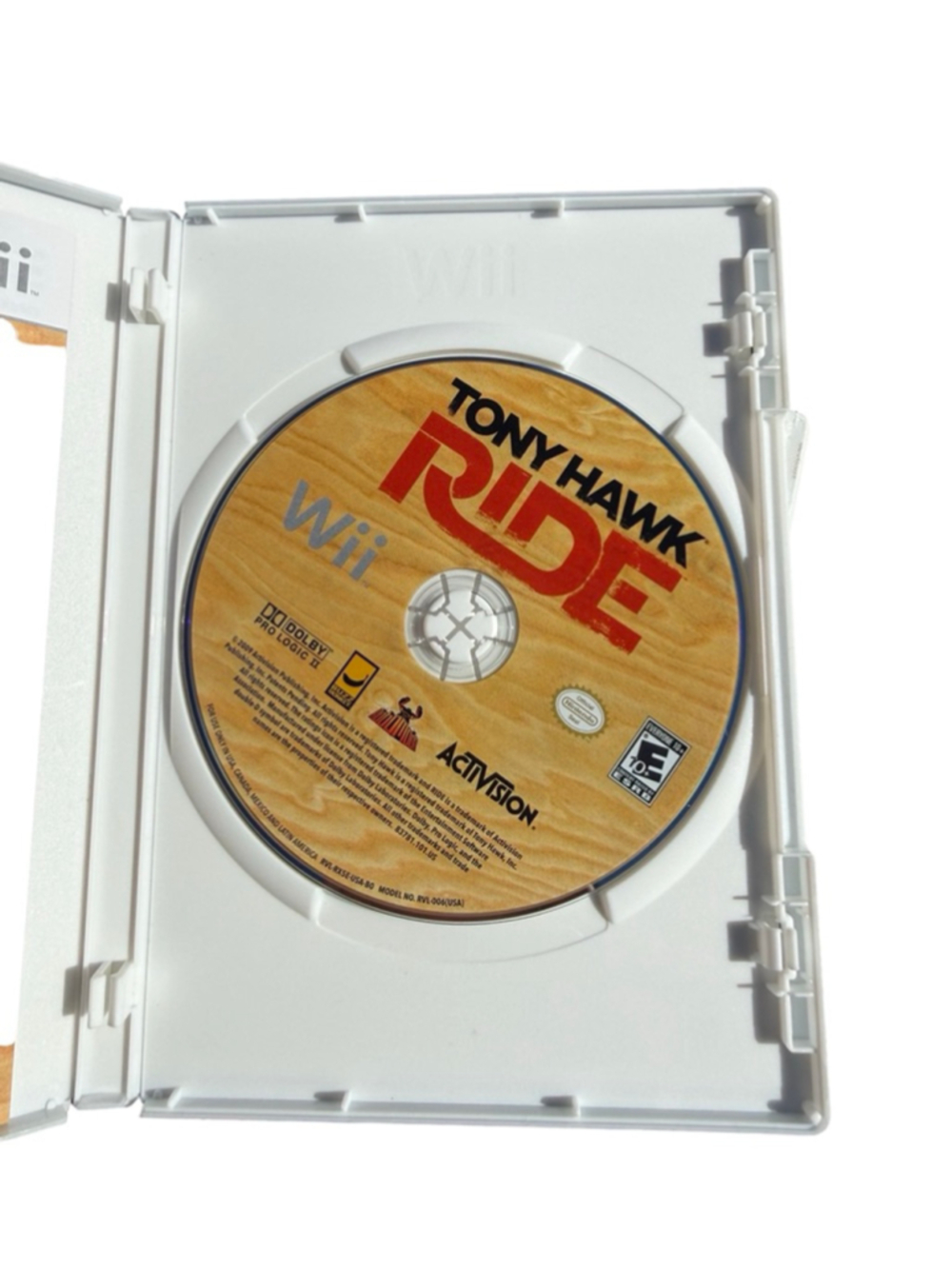 Activision Tony Hawk Ride Wii Video Game One Size Brown Red - Picture 2 of 3